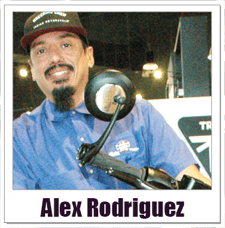 Alex Rodriguez Stu's Motorcycle Polaroid