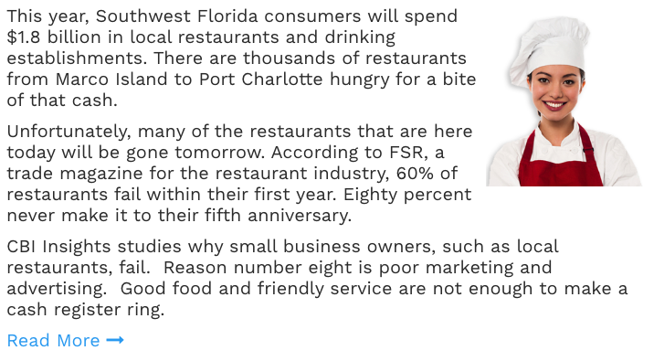 Restaurant Advertising In Southwest Florida