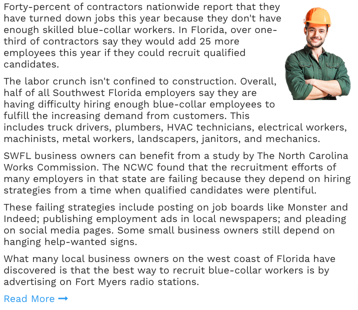 Recruitment Advertising: Fort Myers-Naples